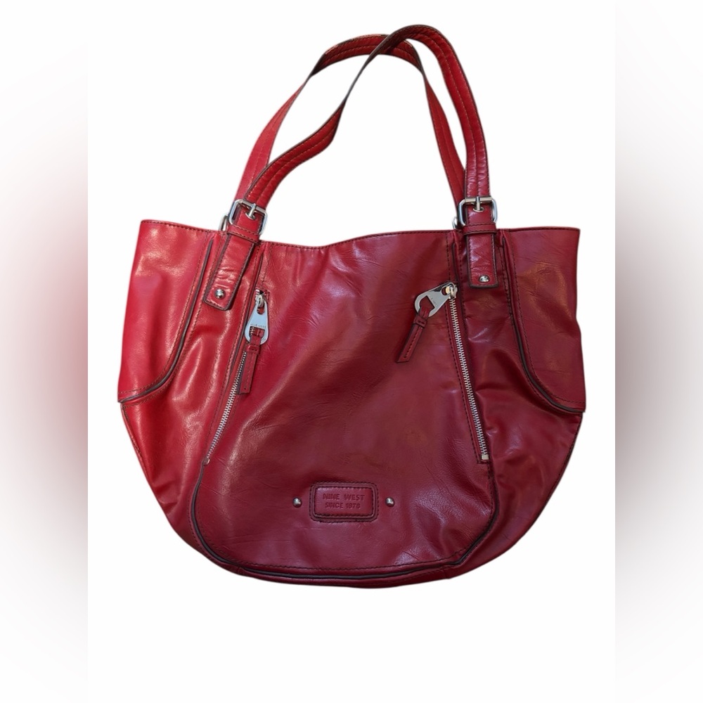 Nine West Dark Cherry Red Shoulder Bag
